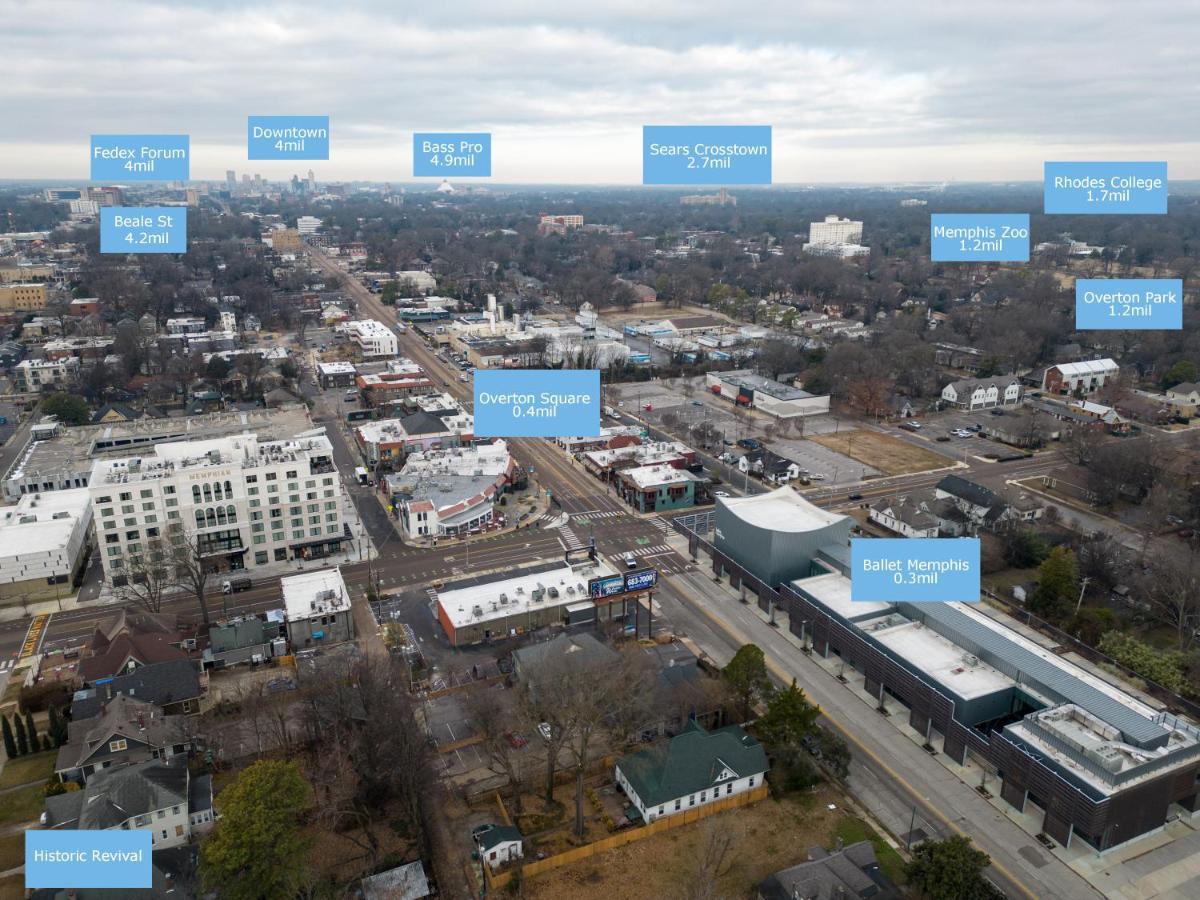 Historic Revival King Bed Midtown Memphis 68 Yes Pets Fast Wifi Free Parking Villa Екстериор снимка